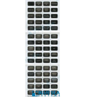 LABEL KIT DC WATERPROOF COMPACT BLACK