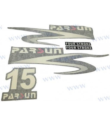 TOP COWLING STICKER FOR 15HP
