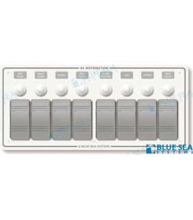 PANEL WATERPROOF 12VDC 8 BREAKER HORZ.