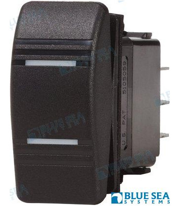 SWITCH CONTURA SPDT ON-OFF-ON BLACK