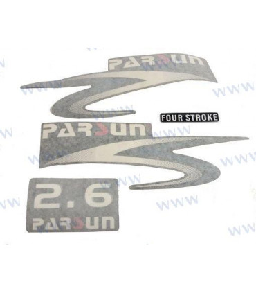 TOP COWLING STICKER FOR 2.6HP