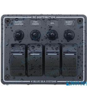 PANEL WP 4 POS. HORIZONTAL BLACK