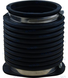 EXHAUST BELLOW W/HOSE CLAMPS - DPH