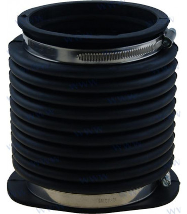 EXHAUST BELLOW W/HOSE CLAMPS - DPH