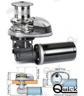 WINDLASS VERTICAL 700W 12V C/C