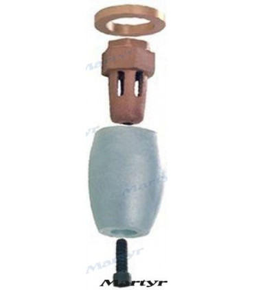 ALUMINIUM BRAVO 2 PROP NUT ASSBLY