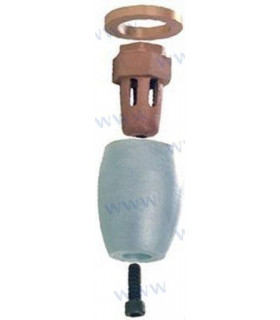 ZINC BRAVO 2 PROP NUT ASSBLY