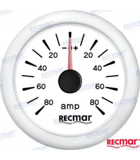 AMMETER ±80A WHITE