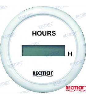 HOURMETER WHITE