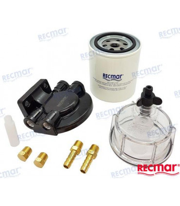 FUEL FILTER WITH ALUMINUM BRACKET