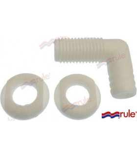 RULE 3/4 THRU HULL FITTING