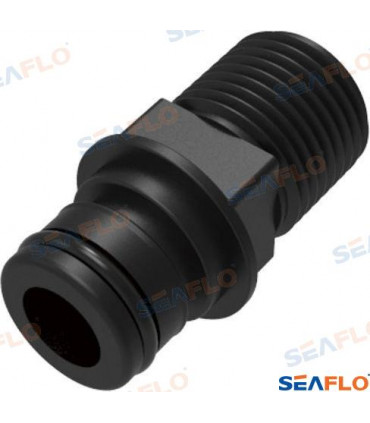 MNPT STRAIGHT W/O-RING 3/4" X 1/2" MNPT