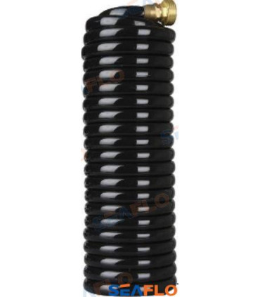 UV PROTECTED 25' COOILED 1/2" O.D. HOSE