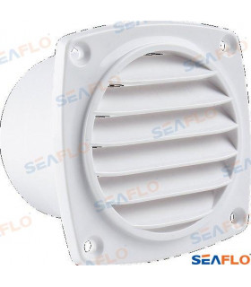 ROUND LOUVER AIR VENT 63,5*93,5 mm - WHI
