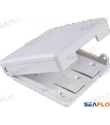 FOLD-UP ADJUSTABLE DRINK HOLDER - WHITE