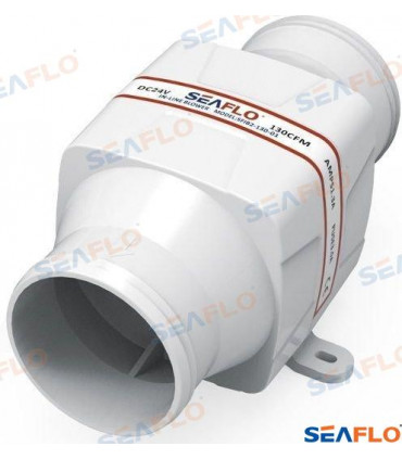 IN-LINE BLOWER 24V 4"/105