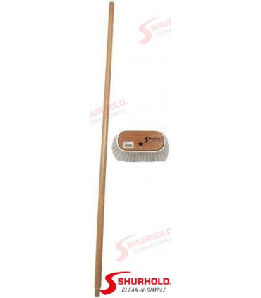 STIFF BRUSH W/48INTHREADED HAND