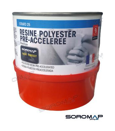 POLYESTER RESIN 375 GRS.