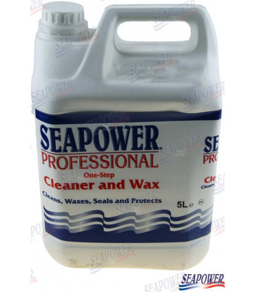 SEAPOWER CLEANER & WAX 5 LT.