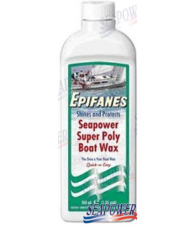 SEAPOWER SUPER POLY BOAT WAX 500ML.