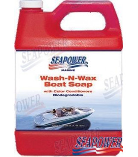 SEAPOWER WASH-N-WAX SOAP 5 LT.
