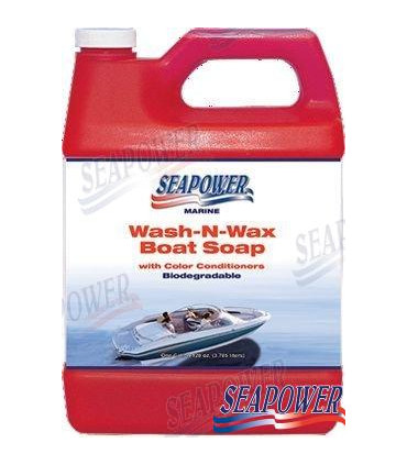 SEAPOWER WASH-N-WAX SOAP 5 LT.
