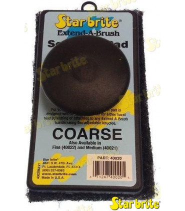 SCRUB PAD COARSE BROWN