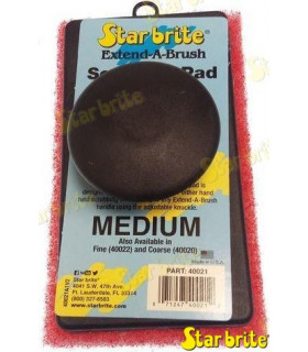 SCRUB PAD MEDIUM RED