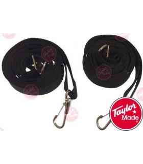 BLACK ADJUSTER STRAP 6 FT (PACK 2)