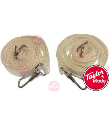 WHITE ADJ STRAP 6FT  (PACK 2)