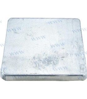 PLATE SQUARE without holes 100*100 H10