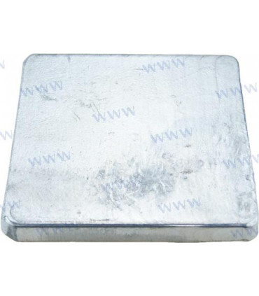 PLATE SQUARE without holes 100*100 H10