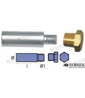 ANODE WITH PLUG FOR YANMAR