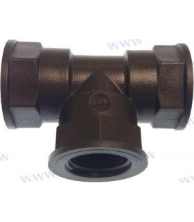 TEE CONNECTOR FEMALE 3/4"