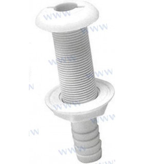 1" THRU HULL SCUPPER- STRAIGHT