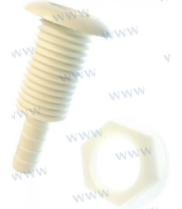 THRU HULL SCUPPER FOR 12,7 MM. HOSE