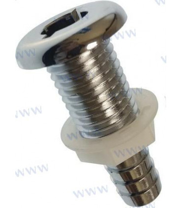 BRITE PLATE THRU-HULL FITTINGS 3/4