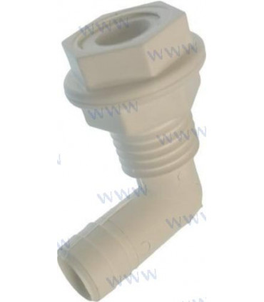 THRU HULL SCUPPER 90º FOR 19 MM. HOSE