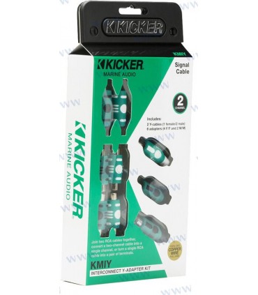 Marine series Y-Adaptor,RCA Male/Female