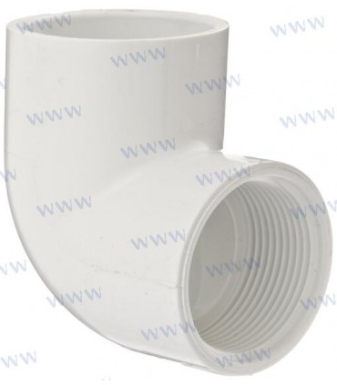 2.50" X 45 Deg Elbow (White)