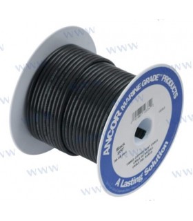 500' Tinned Copper Wire 18 AWG BLACK