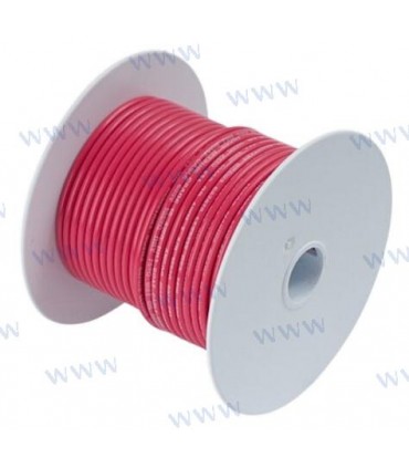 BATTERY CABLE 4AWG (21mm²) Red 100ft