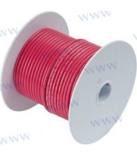 TINNED COPPER WIRE 2AWG (33mm²) Red 100f
