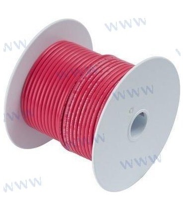 TINNED COPPER WIRE 2AWG (33mm²) Red 100f