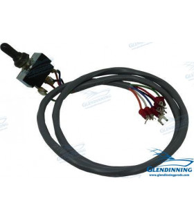 CM POWER SWITCH 3' ASSY 6 WIRE