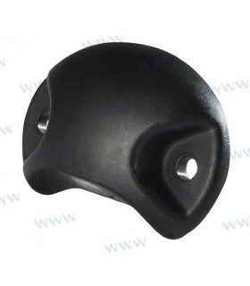 Barbados Black Polymer Courtesy Light, W