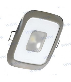 Mirage Square, Polished, WhtDim Red Blue