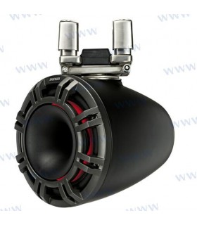 9" horn tower system black grill LED