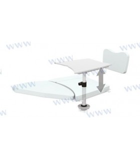 KIT TABLE+EXT SUNBATH LIGHT GREY FOR SUN