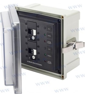 ENCLOSURE SMS PANEL 120VAC ELCI 30A DUAL